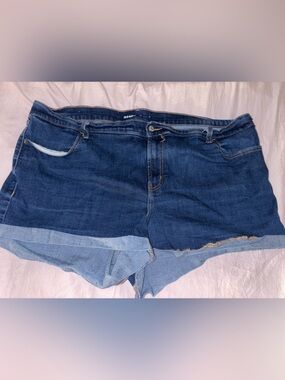 Old Navy Dark Blue Denim Women's Jean Shorts
